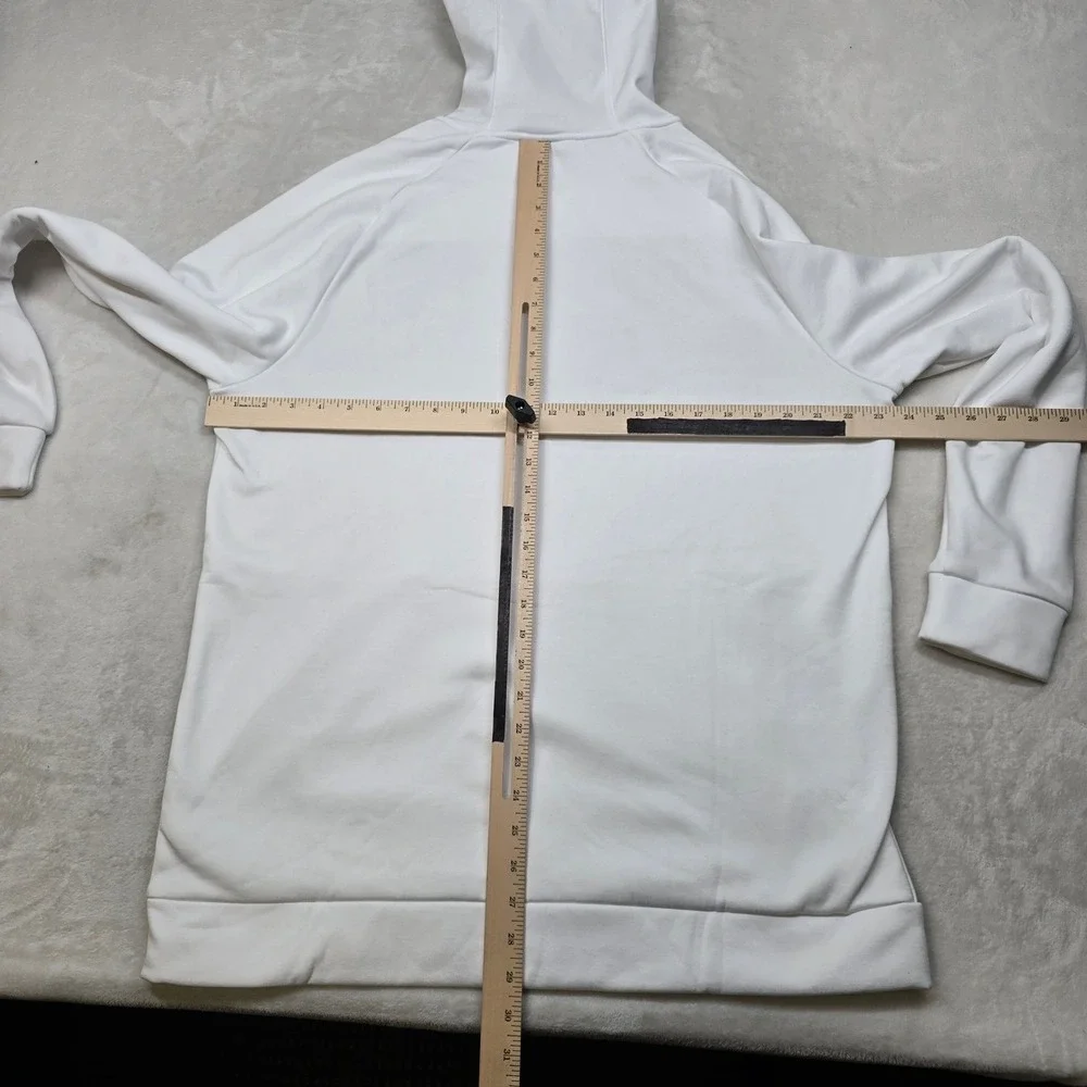 Nike Therma Training Hoodie Mens Large White Sweatshirt‎ Graphic MARKS NEW